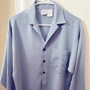 90’s long sleeve Anchor Blue shirt